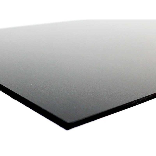 Visual Workplace PVC-Board, Black, 48"x96 15-1924-4896-603