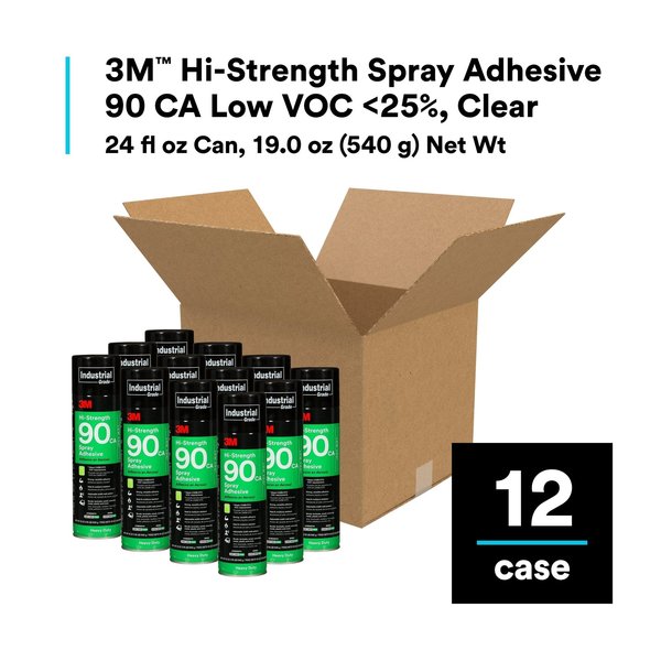 3M Hi-Strength 90 Spray Adhesive - Low VOC