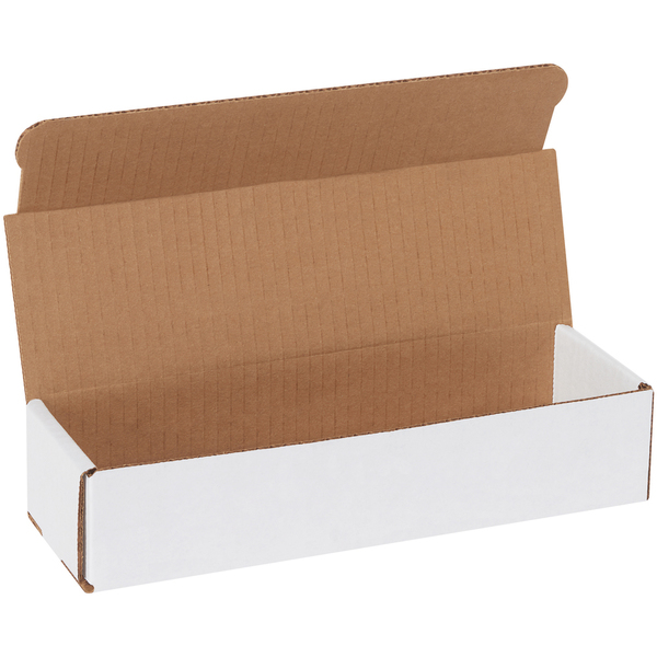 Partners Brand Corrugated Mailers, 10" x 3" x 2", White, 50/Bundle M1032