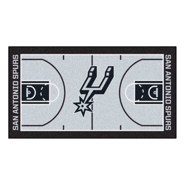 Fanmats San Antonio Spurs NBA Court Runnr, 24x44" 9505