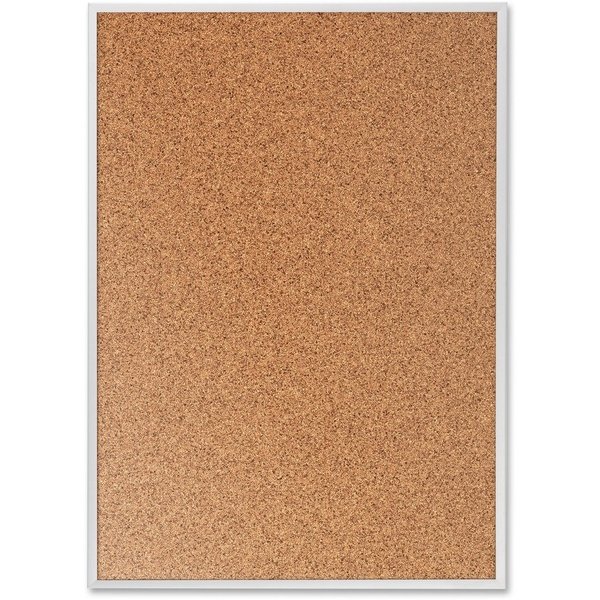 Quartet Cork Bulletin Board 5ft.x3ft., Aluminum Frame 2305