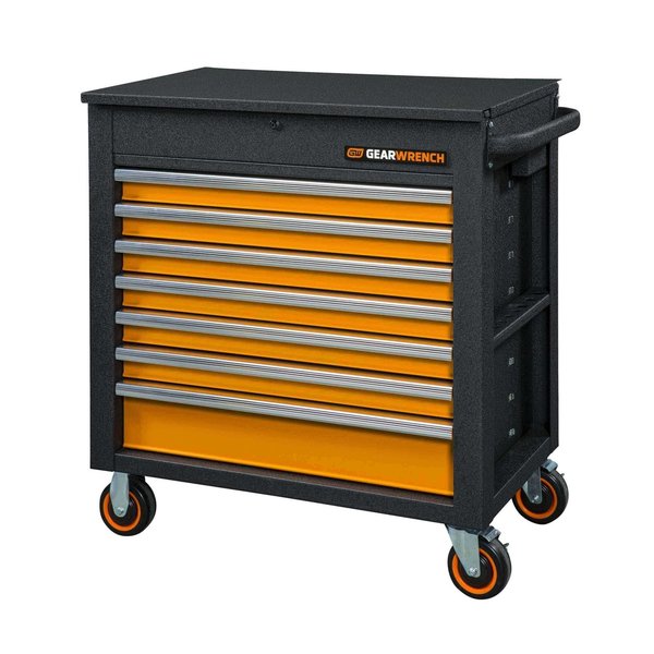 GearWrench GSX Series Tool Chest, 26 W, 4 Drawers, Black/Orange (83240)