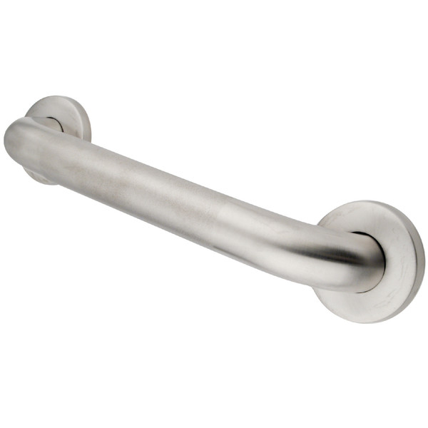 Kingston Brass 39" L, Traditional, 18 ga. Stainless Steel, GB1236CT 36" Stainless Steel Grab Bar, Brushed Nickel GB1236CT