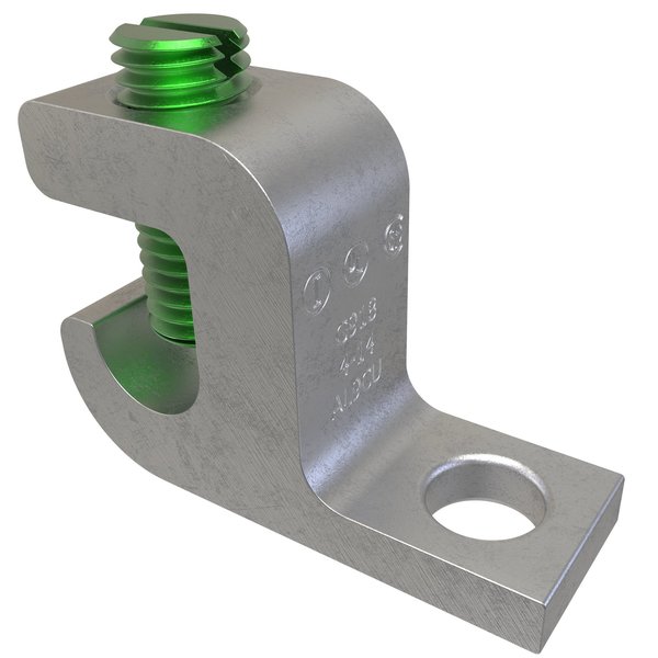 Ilsco Aluminum Lay-in Ground Lug, onduct, PK4 GBL-4SS-EC