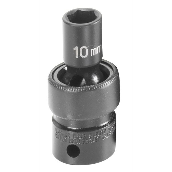 Grey Pneumatic 3/8" Drive Impact Socket Chrome plated 1010UM