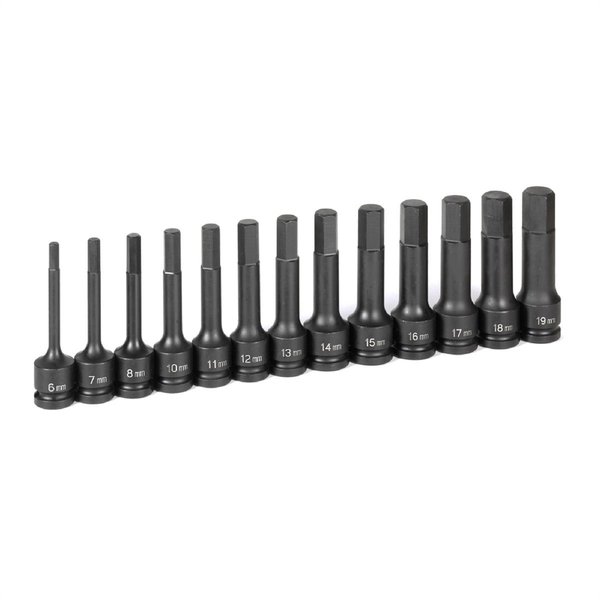 Grey Pneumatic BITSOC 6MM X 19MM 1/2D IMP HEX BLK 1343MH