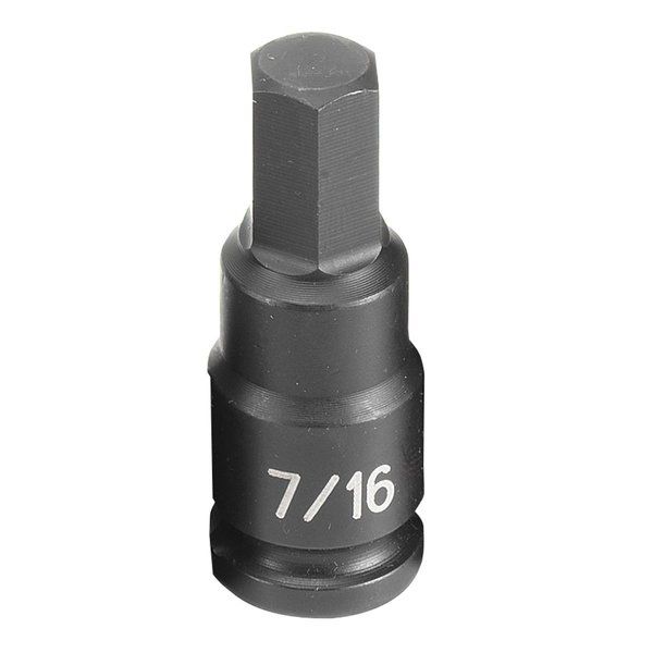 Grey Pneumatic 3/8" Drive Impact Socket Chrome plated 1914F