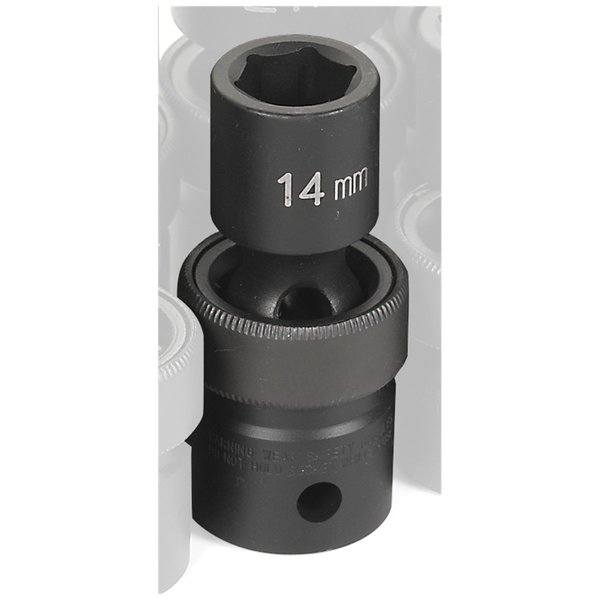 Grey Pneumatic 1/2" Drive Impact Socket Chrome plated 2014UM