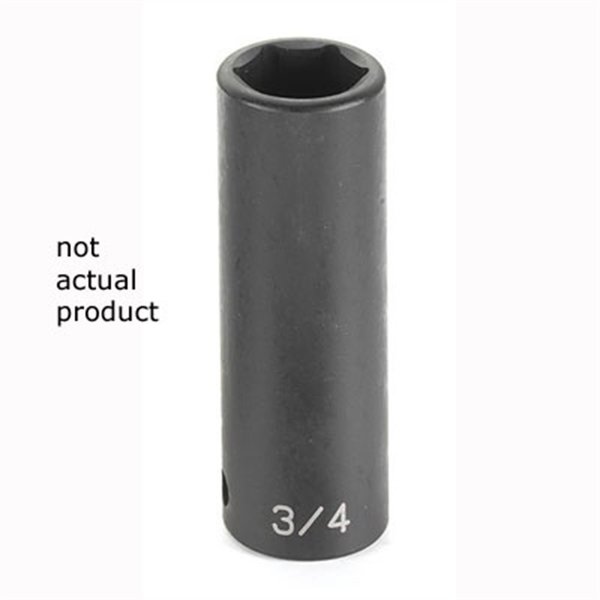 Grey Pneumatic 1/2" Drive Impact Socket Chrome plated 2056D