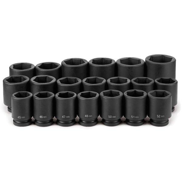 Grey Pneumatic 1" Drive Deep Impact Socket Set 9020MD