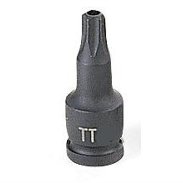 Grey Pneumatic 1/4" Dr x TT15 Tamper Proof TORX Driver 915TT