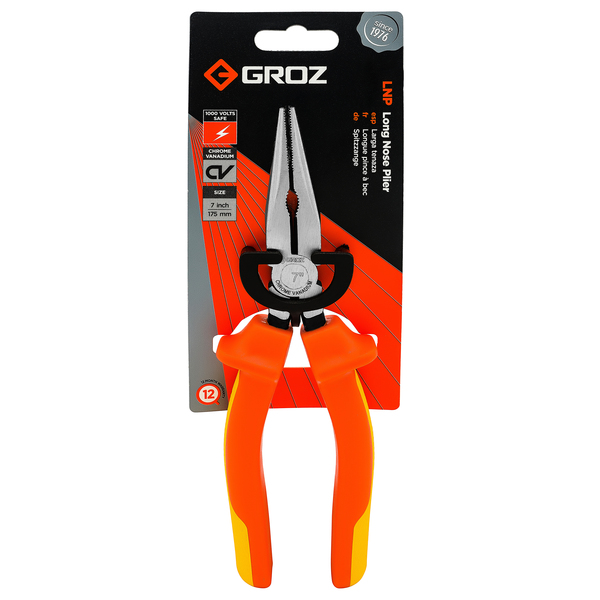 Groz Long Nose Pliers, CV Steel 31541