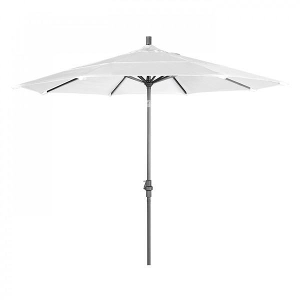 California Umbrella Patio Umbrella, Octagon, 110.5" H, Sunbrella Fabric, Natural 194061012802