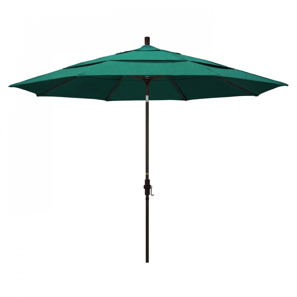 California Umbrella Patio Umbrella, Octagon, 110.5" H, Sunbrella Fabric, Spectrum Aztec 194061013588