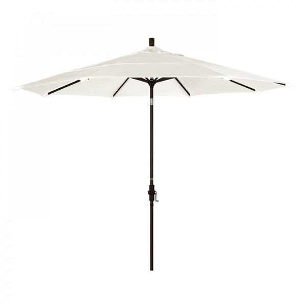 March Patio Umbrella, Octagon, 110.5" H, Sunbrella Fabric, Canvas 194061013823