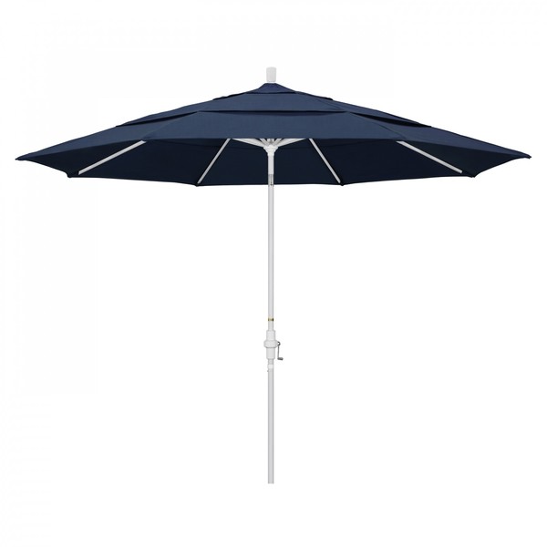 California Umbrella Patio Umbrella, Octagon, 110.5" H, Sunbrella Fabric, Spectrum Indigo 194061014417