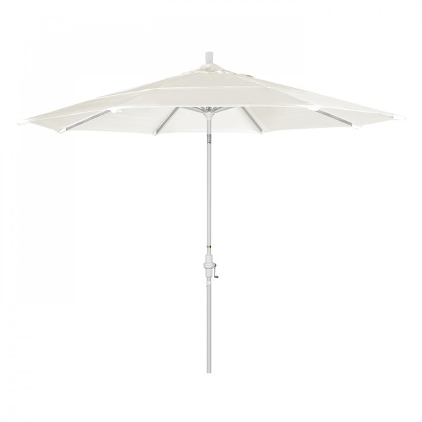 March Patio Umbrella, Octagon, 110.5" H, Sunbrella Fabric, Canvas 194061014660