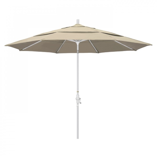 California Umbrella Patio Umbrella, Octagon, 110.5" H, Pacifica Fabric, Beige 194061015100
