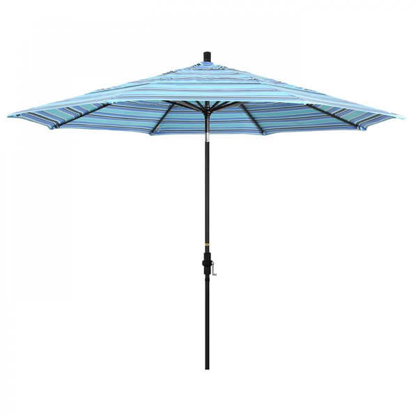 California Umbrella Patio Umbrella, Octagon, 110.5" H, Sunbrella Fabric, Dolce Oasis 194061015599