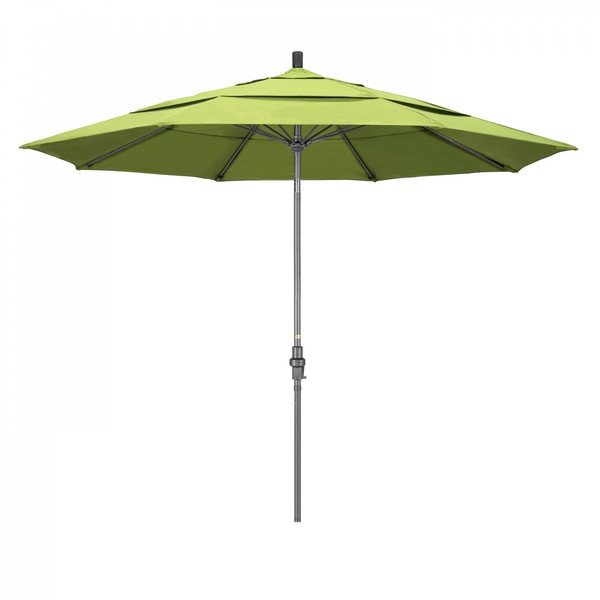 California Umbrella Patio Umbrella, Octagon, 109.5" H, Sunbrella Fabric, Parrot 194061019771