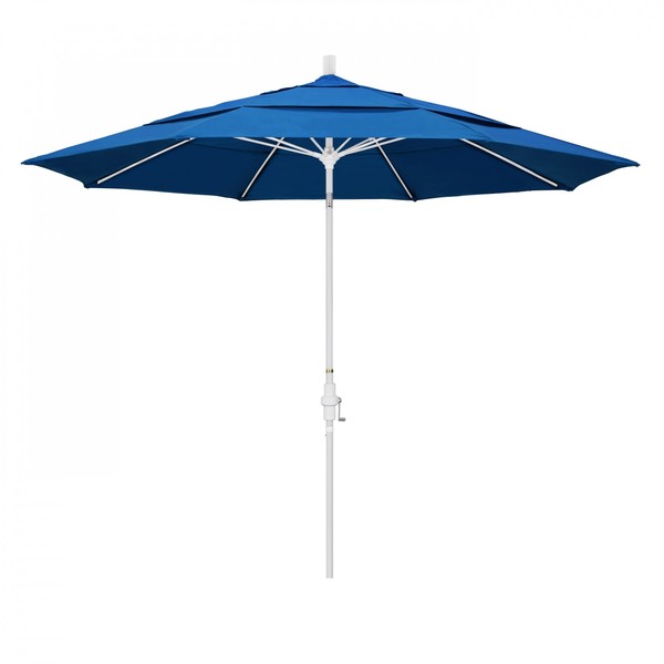 California Umbrella Patio Umbrella, Octagon, 109.5" H, Pacifica Fabric, Pacific Blue 194061021989