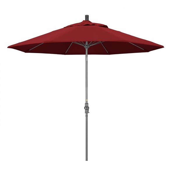 California Umbrella Patio Umbrella, Octagon, 101" H, Olefin Fabric, Red 194061025260