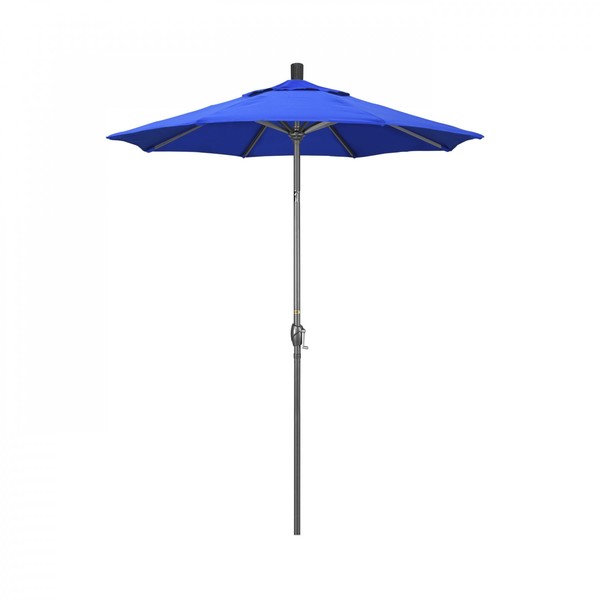California Umbrella Patio Umbrella, Octagon, 102" H, Sunbrella Fabric, Pacific Blue 194061028346