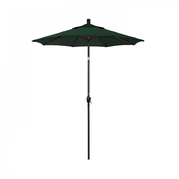 California Umbrella Patio Umbrella, Octagon, 102" H, Sunbrella Fabric, Forest Green 194061028476