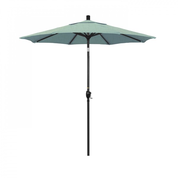 California Umbrella Patio Umbrella, Octagon, 95.5" H, Sunbrella Fabric, Spa 194061031223