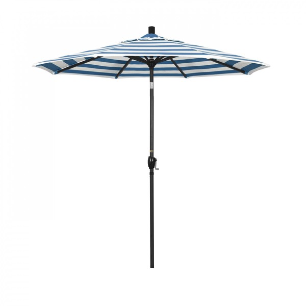 California Umbrella Patio Umbrella, Octagon, 95.5" H, Sunbrella Fabric, Cabana Regatta  194061031490