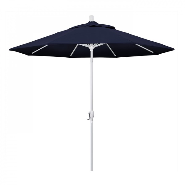 March Patio Umbrella, Octagon, 101" H, Pacifica Fabric, Navy 194061034545