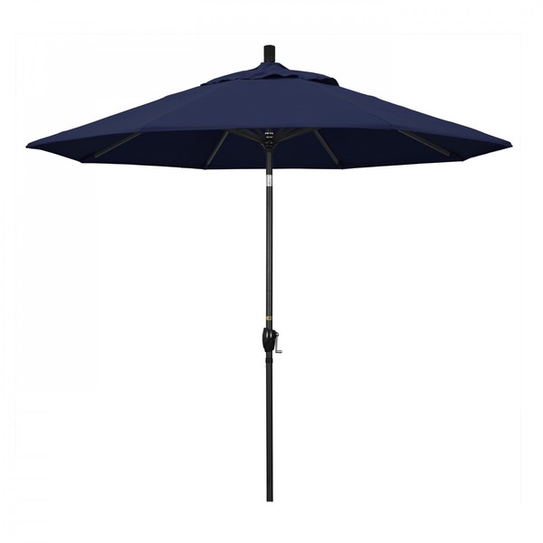 California Umbrella Patio Umbrella, Octagon, 101" H, Olefin Fabric, Navy 194061035139