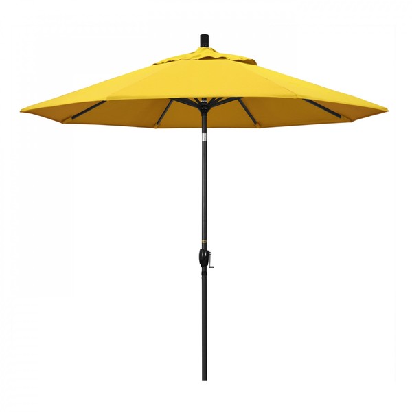 California Umbrella Patio Umbrella, Octagon, 101" H, Olefin Fabric, Lemon 194061035160