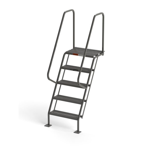 Ega Products 80" All-Welded Access Stairway, 5 Steps H011