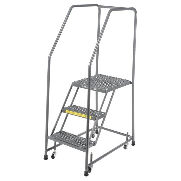 Ballymore Rolling Ladder, Steel, 28-1/2 in.H H318G