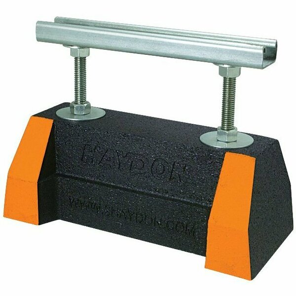 Anvil H Block Support, 10.88"Lx5"W Base, 8"H HBS-CE10-8-H-164-PG W/13/16" STL CHANNEL