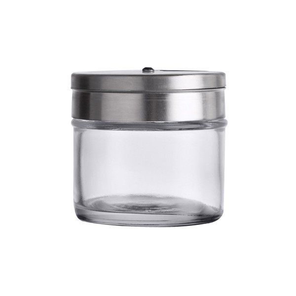 Tablecraft Glass Jar With Rotating Top, 3 OZ HGJ3RT
