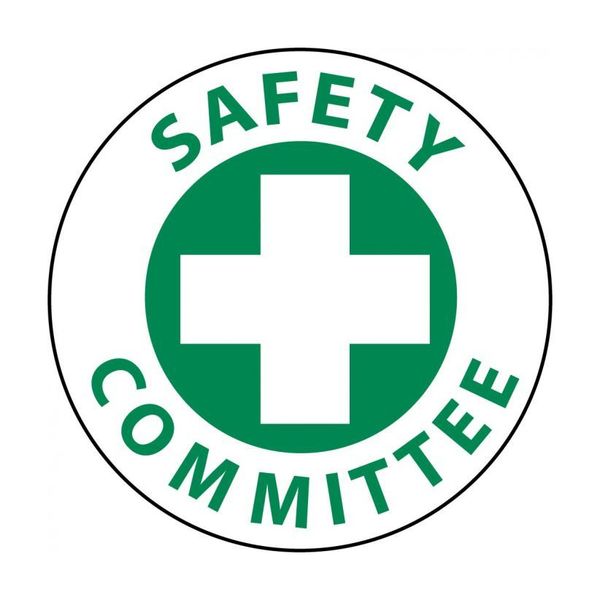 Nmc Safety Committee Hard Hat Emblem, Pk25 HH11