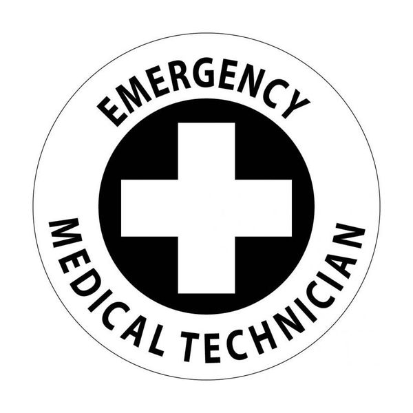 Nmc Emergency Medical Technician Hard Hat Emblem, Pk25 HH40