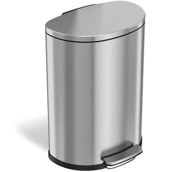 13 Gallons Steel Open Trash Can