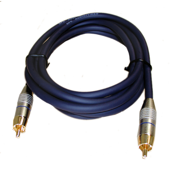Test Products Intl RCA Audio/Video Cable, Blue Identifier HPACB3