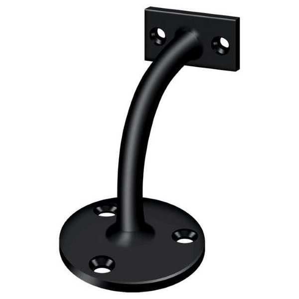 Deltana Hand Rail Brackets, 3 3/16" Projection Light Duty Black HRC175U19