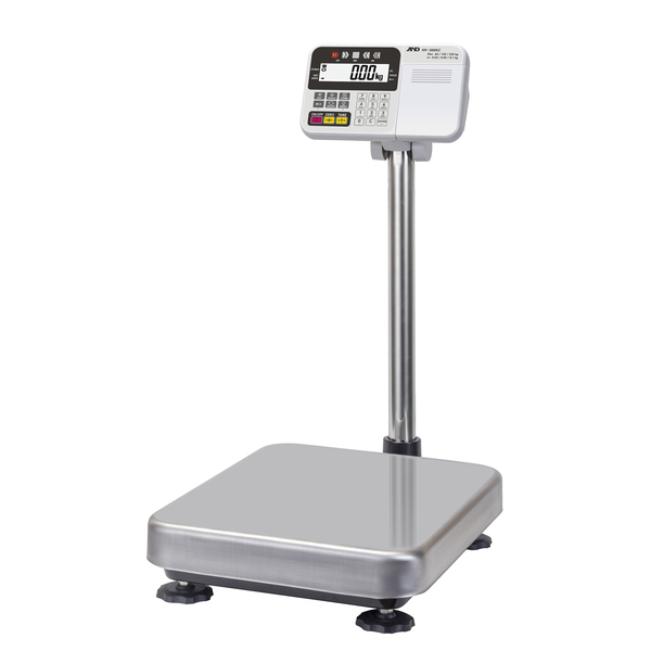 A&D Weighing Platform Scale, 60/150/220X0.02/0.05/0.1kg, Legal for Trade HV-200KC