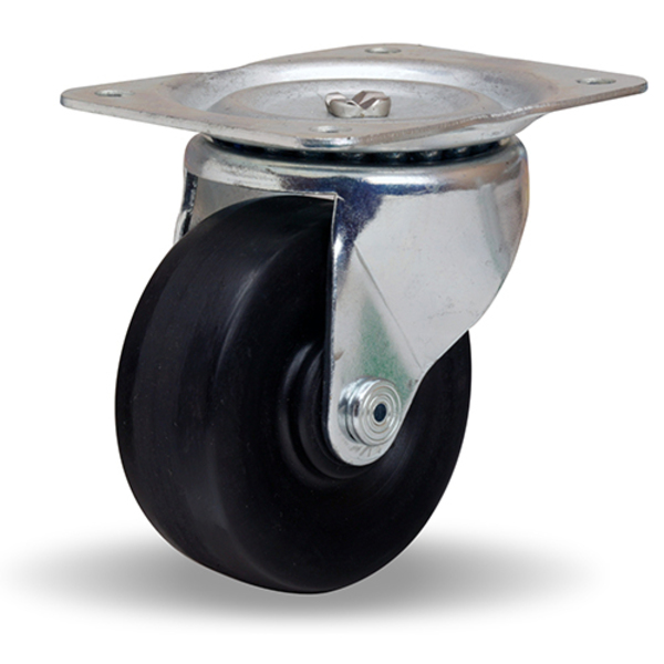 Hamilton Swivel Caster, 200 4X1-1/2 Ebonite S-224-EO