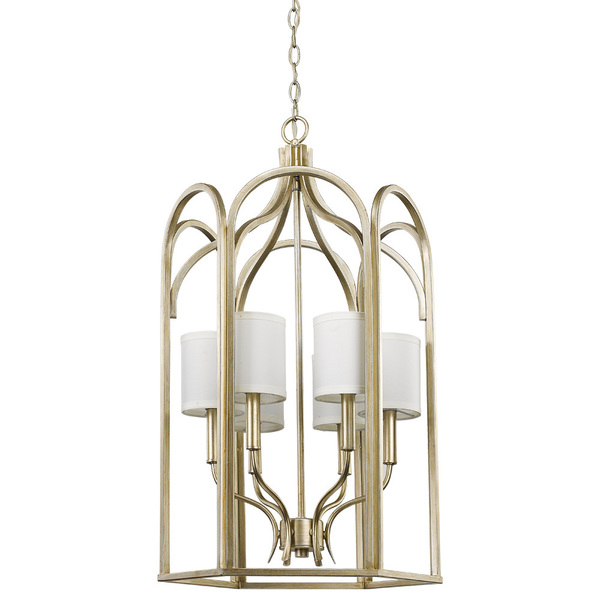 Acclaim Lighting Ellie 6-Light Foyer Pendant Washed Gold, Height: 32" IN11415WG
