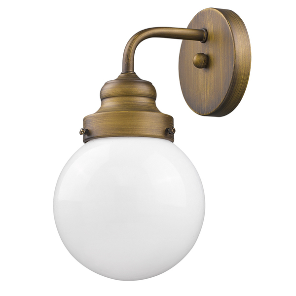 Acclaim Lighting Portsmith 1-Light Sconce Raw Brass IN41224RB