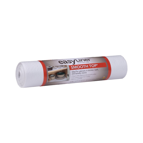 EasyLiner Smooth Top Shelf Liner, White, 20 in. x 18 ft. Roll