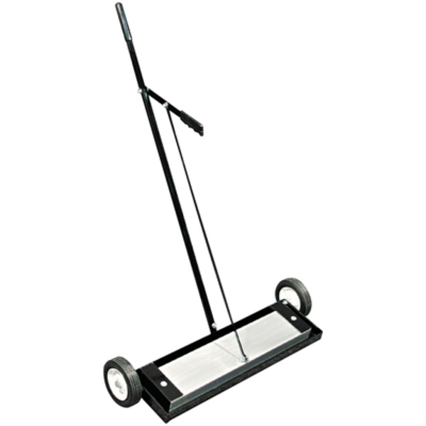 Partners Brand Magnetic Sweeper Push-Type, 24", 30 1/4" x 10" x 38", Black, 1/Each JAN350