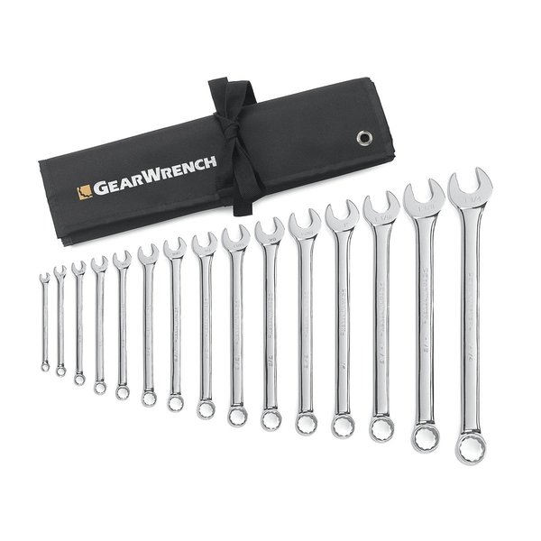 Kd Tools Combo Non-Ratchet Wrench Set, SAE, 15 pcs. 81918