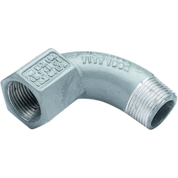 Killark Elbow, Male/Fem, 90 deg., Aluminum, 1" BL-90-3